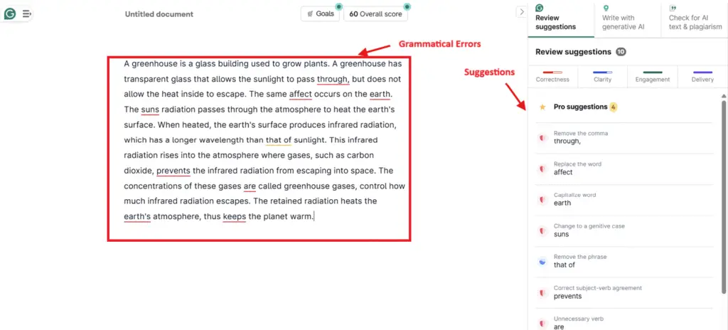 grammarly- best ai tools for students