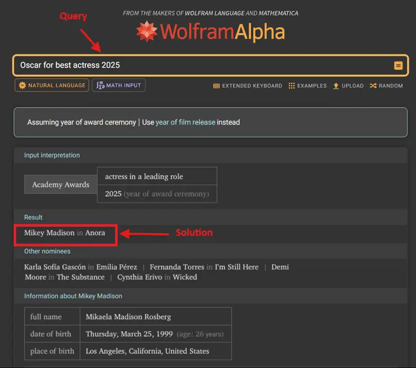 wolfram alpha - best ai tools for students